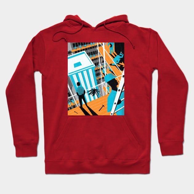 Hollywood Reporter_real estate development Hoodie by Neil Webb | Illustrator